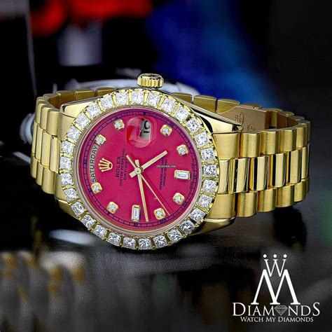 rolex presidential red face fake|chrono24 rolex presidential.